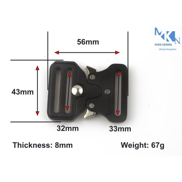 Fashionable 1.3 Inch Metal Belt Buckle Size 6x43mm Eco - Friendly