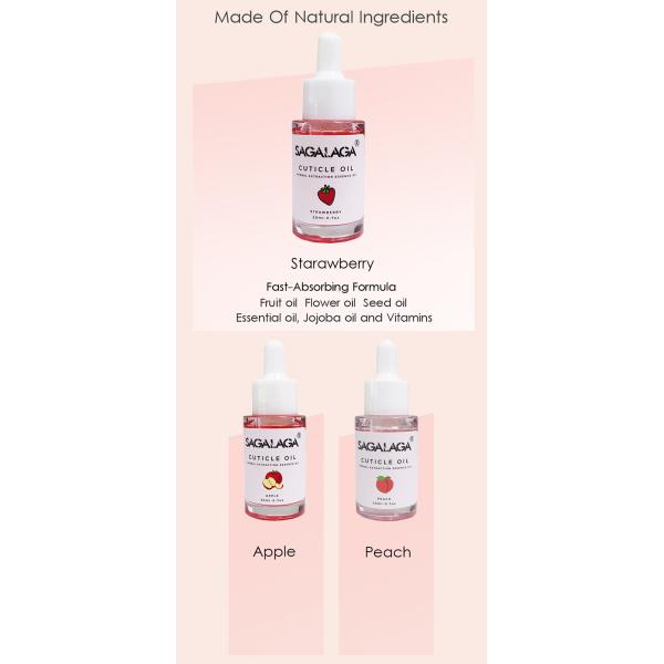 Huile pour cuticules sans toxines 5/10/15/20ml Mini format Marque privée Parfum de fleur Certifié MSDS CE CPNP Soin essentiel des ongles