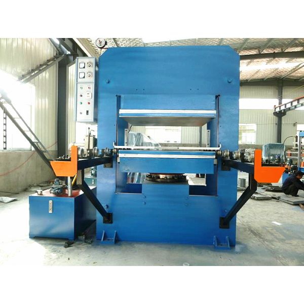 Frame Type Rubber Vulcanizing Machine with 8.00 MN Total Pressure 800mm Daylight and 16.5 KW Main Motor Power