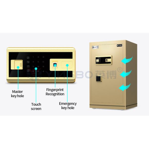 Biometric Fingerprint Lock Smart Safe Box For Office Security 46kg YB/N7-80