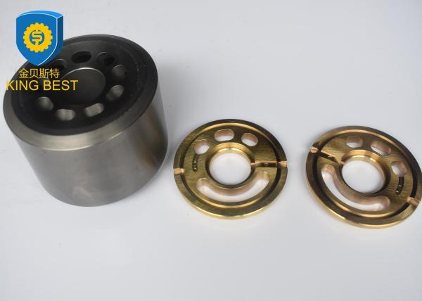 Jogos de reparação da bomba hidráulica de Kawasaki da placa da válvula do bloco de cilindro de K3V63DT