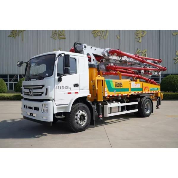 6×4 o 8×4 de conducción listo para trabajar XCMG. HB37A 37 m camión de bomba de hormigón para la entrega de hormigón y verter