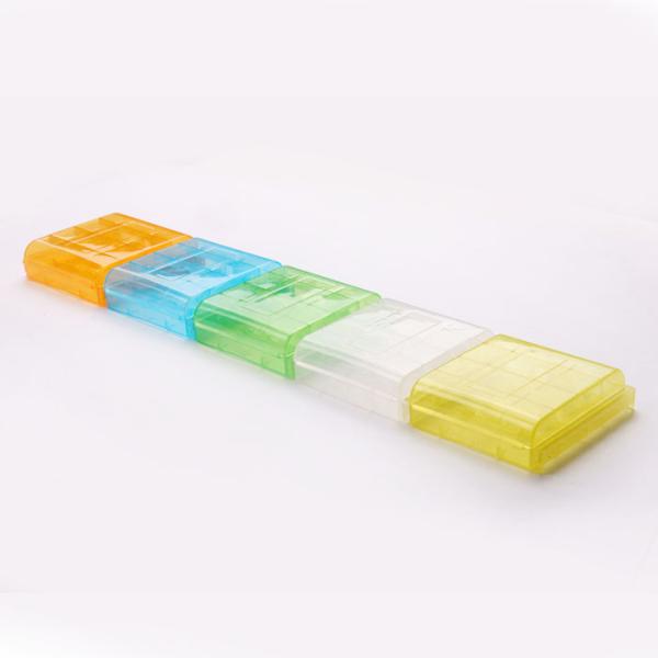 Bestest quality Hard Plastic Case Holder Storage Box for AA AAA Battery CE approved