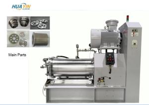 SUS304 100 Litre Wet Bead Milling Button Disc Type Bead Grinding Machine