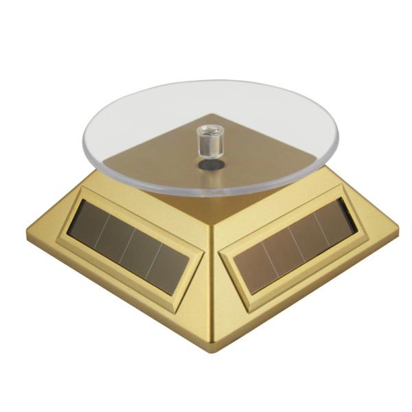 Automatically white / black ABS Solar Rotary display for displaying jewellery, watch, MP4