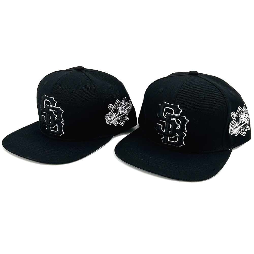 3D Embroidery Snapback Caps Structured