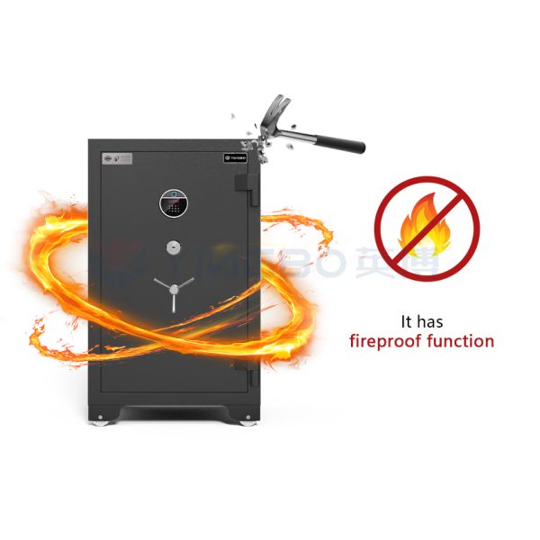 Fireproof Security Boxes For Home Personal Storage Fireproof Safe Box Fingerprint Lock Anti Theft