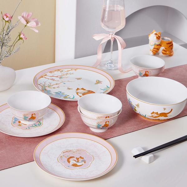Salad Plate Included All-Season Ceramic Dinnerware Sets For Bulk Purchase