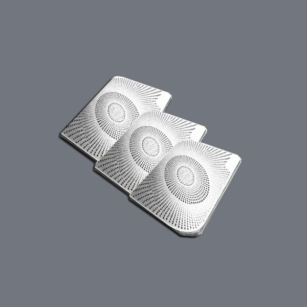 Custom Metal Etched Automotive Speaker Grilles & Covers for the US Market