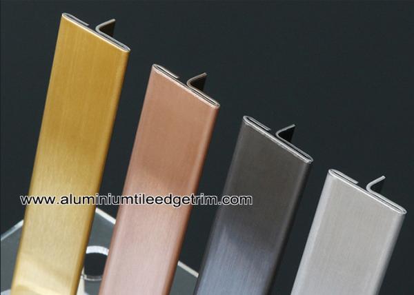 20mm / 25mm Stainless Steel T Molding / Bar Trim For Wall Or Floor Partition