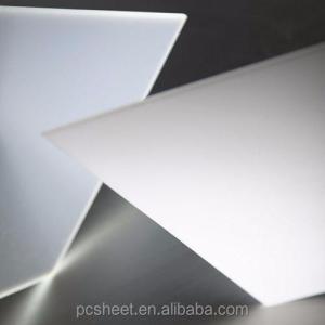 Wear Resistant PC Diffuser Sheet Customized LED Frosted Light Diffuser Sheet