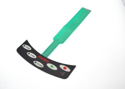 Interruptor de membrana liso tátil da abóbada do metal, tipo ISO da membrana do teclado ROHS