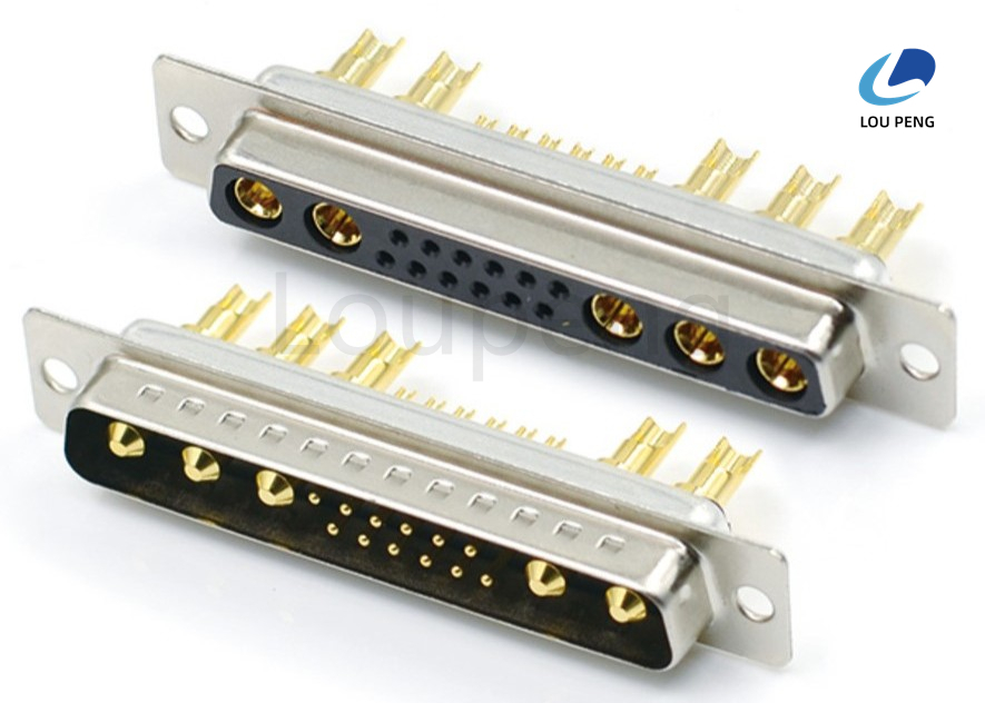Operating Temperature Range Minus 40 Celsius To Plus 85 Celsius D SUB Connector Offering Gold Or Tin Plated Contacts In Blue White Black Colors