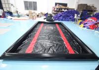 Black PVC Tarpaulin 5x3m Inflatable Car Washing Mat