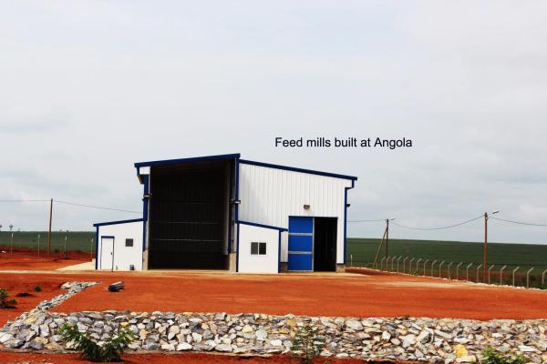 Structure en acier entrepôt de stockage agricole panneau sandwich en acier préfabriqué mur