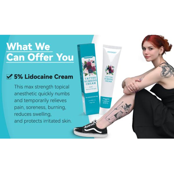 Анестетический безболезненный обезболивающий крем для татуировок Максимальная дополнительная сила