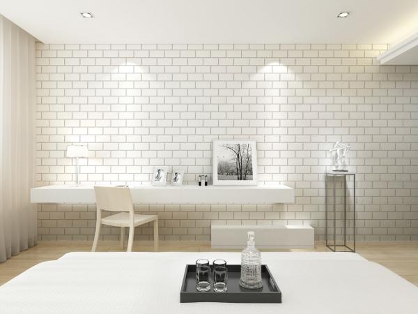 PVC wallpaper 3D design removeable washable modern style 2017 latest catalog
