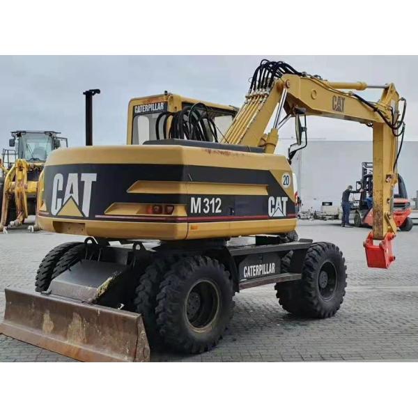 Подержанной экскаватор 12T M312B катят гусеницей, который