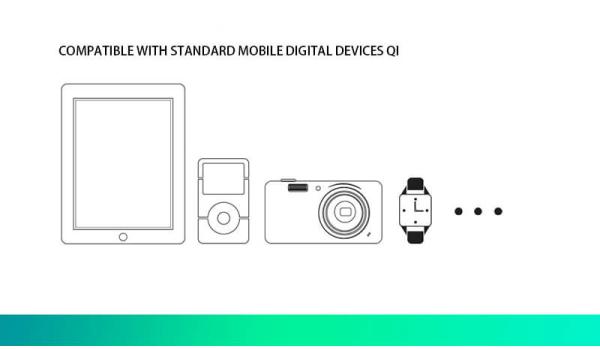 Furniture Embedded Wireless Charger furniture/ table embedded wireless charger for iphone/Samsung