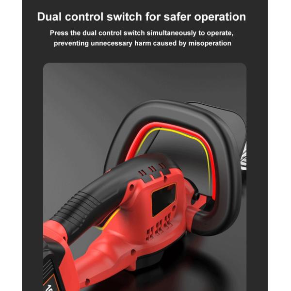 Перезаряжаемая беспроводная стрижка травы и кустарниковая стрижка ручная 21В Электрическая стрижка травы