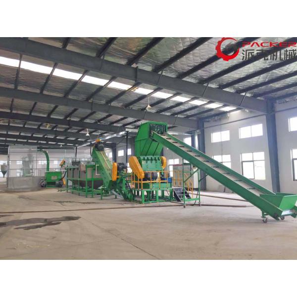 100-200KW Plastic Recycling Washing Line 304 Stainless Steel Bearing NSK 5-10tons