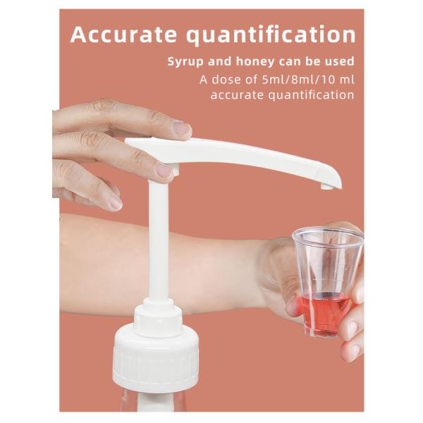 Качество еды распределителя насоса сиропа головы Norrow кофе Nestle пластиковое