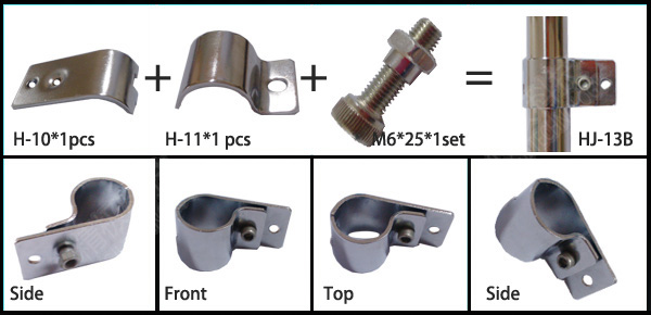 Кронштейн трубы металла струбцины холоднокатаной стали КРС с лоснистым финишем