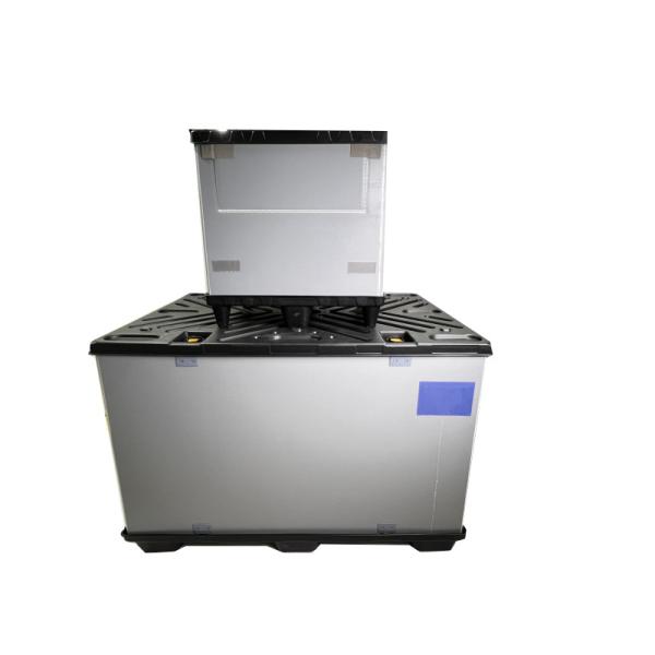 1600x1145x1067mm Sleeve Packaging With Pallet Stacking Plastic Shipping Containers