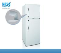 Refrigeradores superiores do congelador da temperatura dupla 220 litros congelador de refrigerador ereto de 12 volts