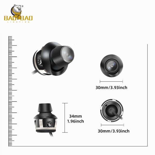 2 Pcs Mirror Angel Wing LED Projector Lamp Decoration Parts For Auto Parts