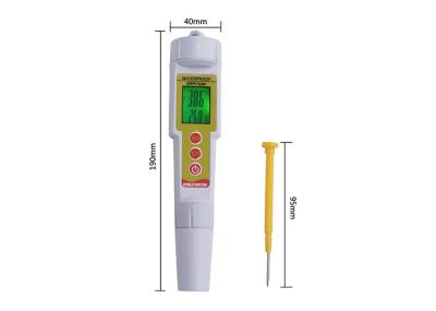 Tipo verificador da pena de umidade do solo, verificador eletrônico dos Redox para a análise da qualidade de água