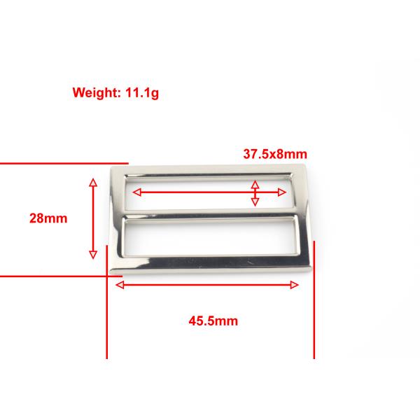 Curved Metal Slide Buckle Handbag Accessories Hardware Customized Design