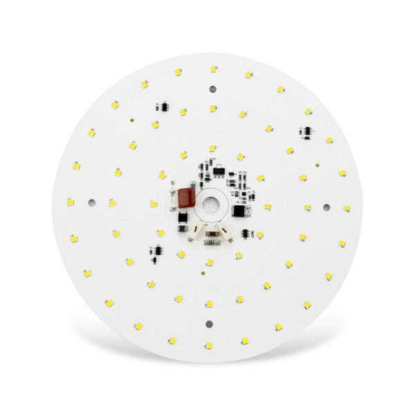 Flicker Free Round AC Led Module D100mm 120V Aluminum PCB For Ceiling Light
