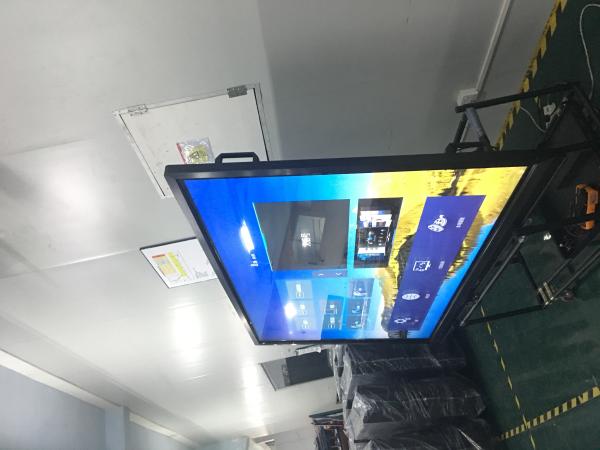 86 inch 4k ultra hd touch screen monitor, touch smart led tv with built in pc