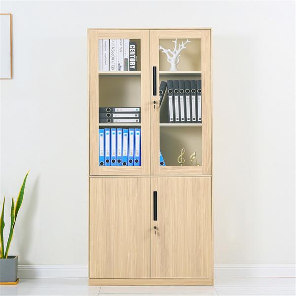 Office Glass Door Document ODM Lockable Filing Cabinets