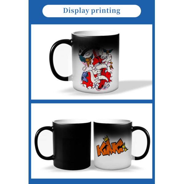 Factory Direct Sublimation Ceramic Cups Gradient Design Sublimation for Mugs for Promotional & Business Gifts