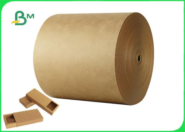 O papel de embalagem de Brown Do produto comestível para leva embora o rasgo 300gsm resistente 350gsm das caixas