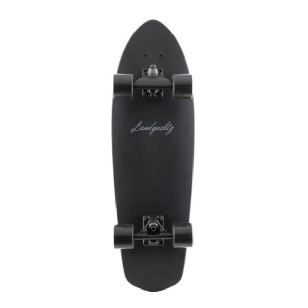 Landyachtz Pocket Knife Black Cruiser Complete Skateboard - 9.1 x 29.6