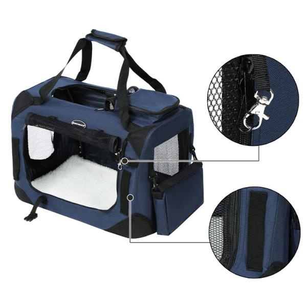 Unique Songmics Pet Carrier Shoulder Bag Commercial Metal Frame Reinforced