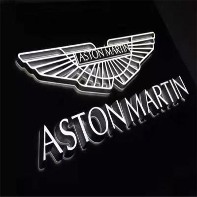 logotipo feito sob encomenda do carro das letras acrílicas do diodo emissor de luz de 3d 12v