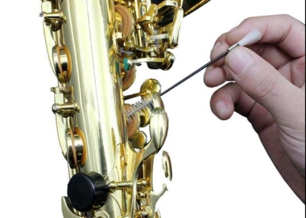 Double Ended Pipe Cleaning Brush For Sax Clarinet Wind Instrument Sound Hole