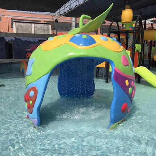 Fiberglass Water Play Splash Pads Spray Attractions OEM Splash Pad Kiddie Pool