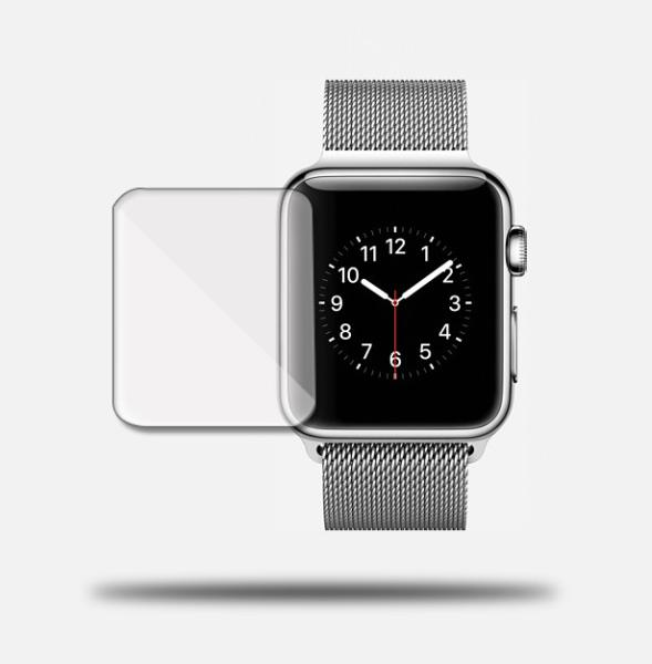 38mm Apple Watch Tempered Glass Screen Protector with 0.33mm thickness, 9H hardness