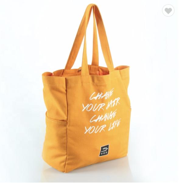 Tote Bag Blank Shopping Bag Casual Large Canvas Tote Bags Custom Logo Pattern Lady-Designed Young Woman'S Underarm Handbags