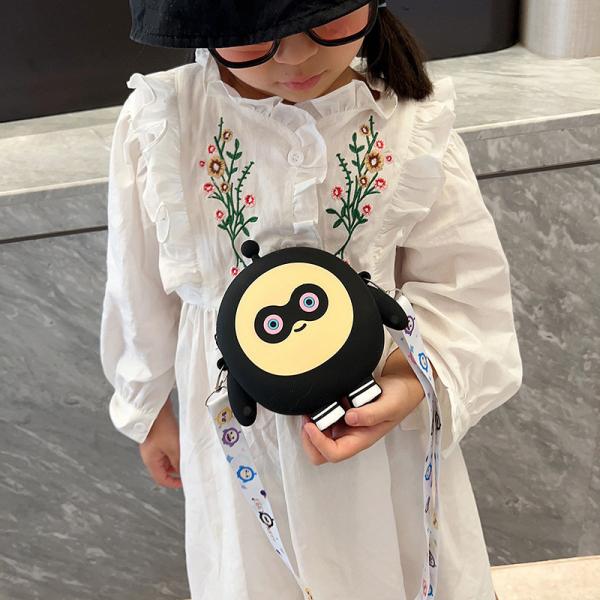 Мультфильм Силиконовый карандаш Чехлы Монеты кошелек кошелек кошелек кроссбоди плечевая сумка Детская сумочка Монеты для маленькой девочки День рождения подарок