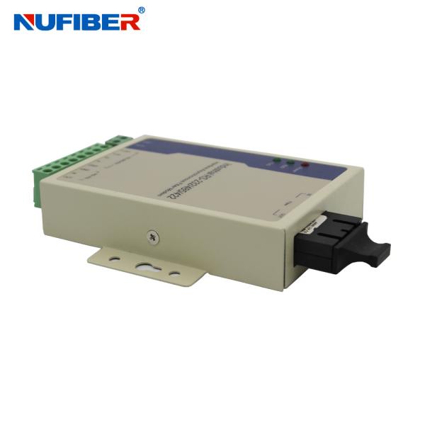 CCTV RS485 / RS422 / RS232 Serial to Fiber Converter Converter MM 2km With ST Connector