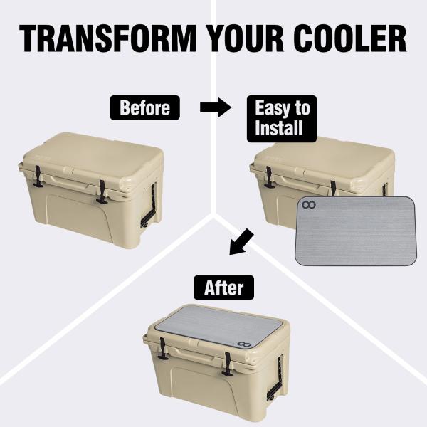 Upgrade Your YETl Tundra 45 Cooler with 23.15 inch EVA Foam Mat Adhesive Non Slip Pad