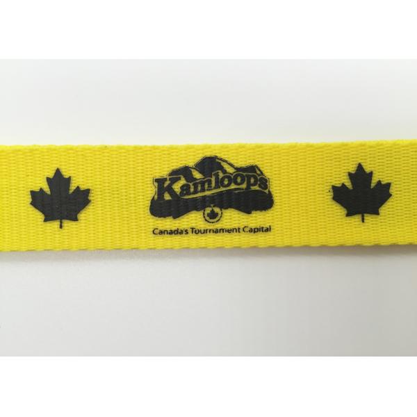 White color silk screen printing Lanyards with Fast Shipping for promotional gifts