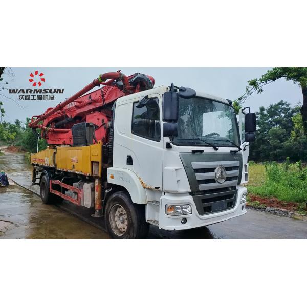 Motor diesel Tipo de potencia 2019 modelo 37M camión de bombeo de hormigón usado SYM5230THB para SANY