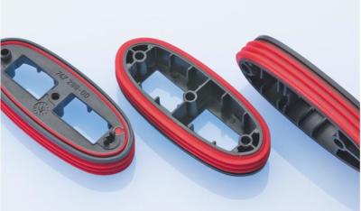 TPE / ABS Double Injection Molding , Two Shot Molding For Electronic Products